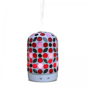 wholesale alibaba mosaic glass aroma essential oil diffuser humidifier